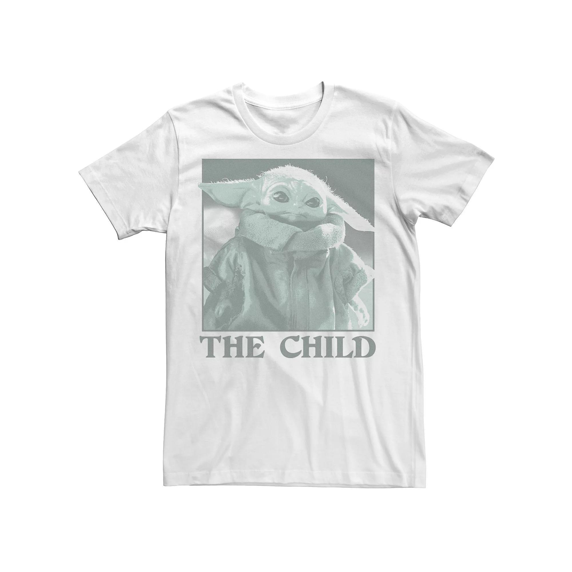 Men's Star Wars The Child Monochrome Tee, Size: XL, White Product Image