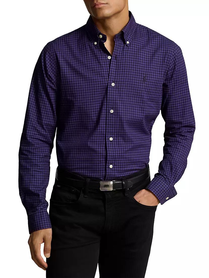 Classic-Fit Plaid Twill Shirt Product Image
