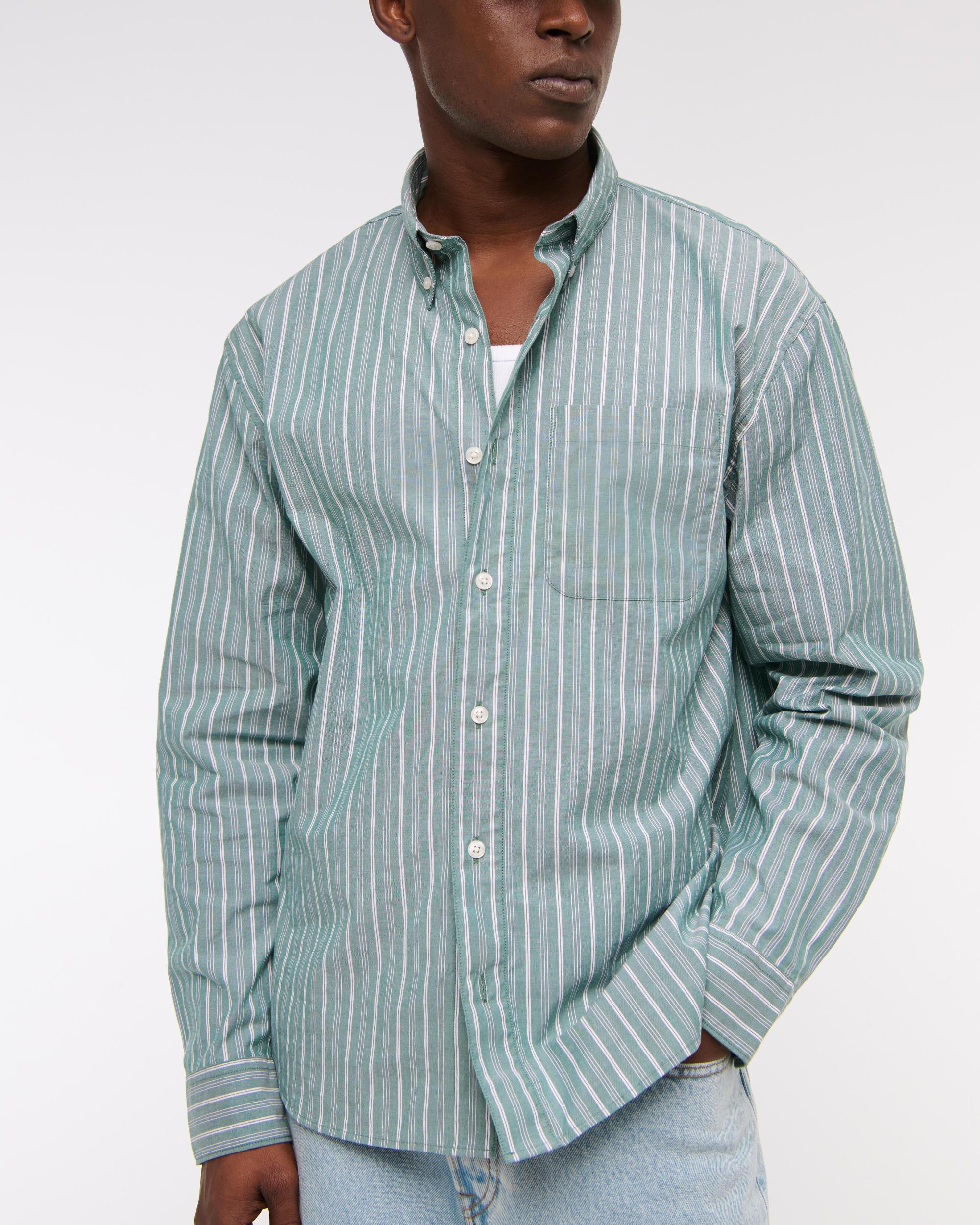 Poplin Button-Up Shirt Product Image
