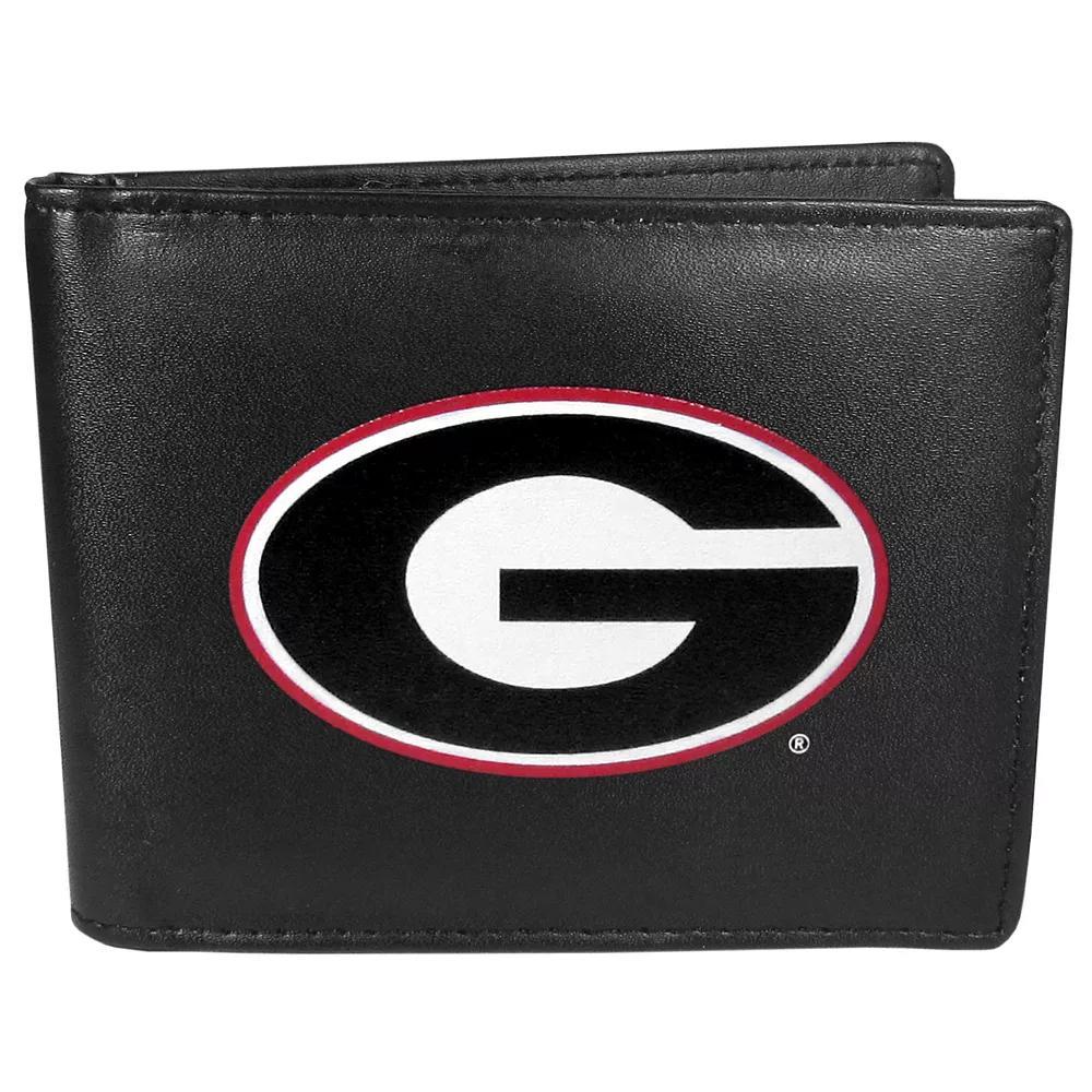 Men's Georgia Bulldogs Leather Bi-Fold Wallet, Team Product Image