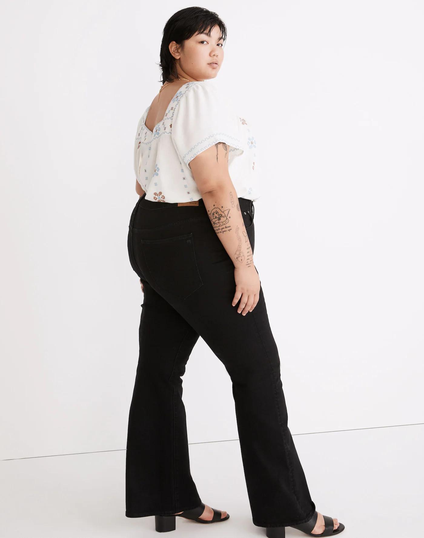 The Plus Perfect Vintage Flare Jean in Sherborn Wash Product Image