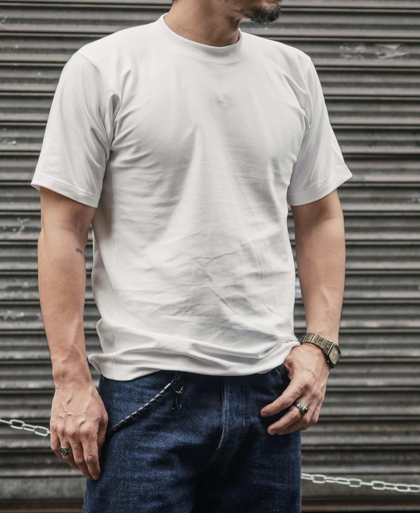 10.6 oz Reverse Weave T-Shirt - White Product Image