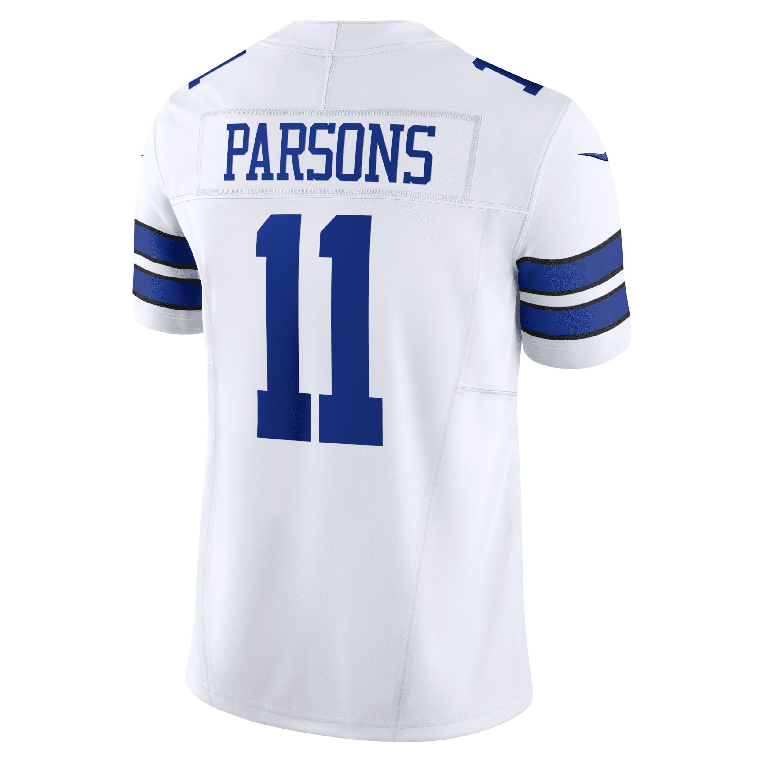 Men's Nike Micah Parsons White Dallas Cowboys Vapor F.U.S.E. Limited Jersey, Size: 2XL Product Image