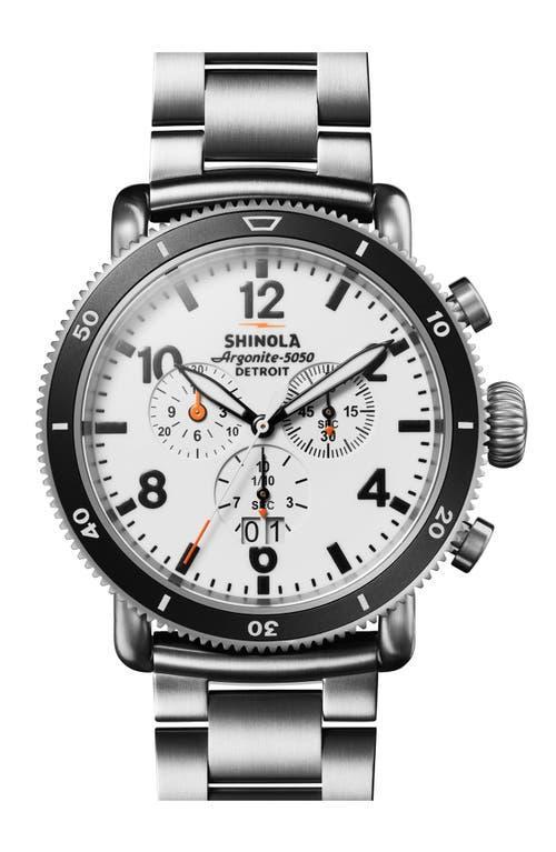 Mens White Hurricane Chrono 2-Strap Gift Set Product Image