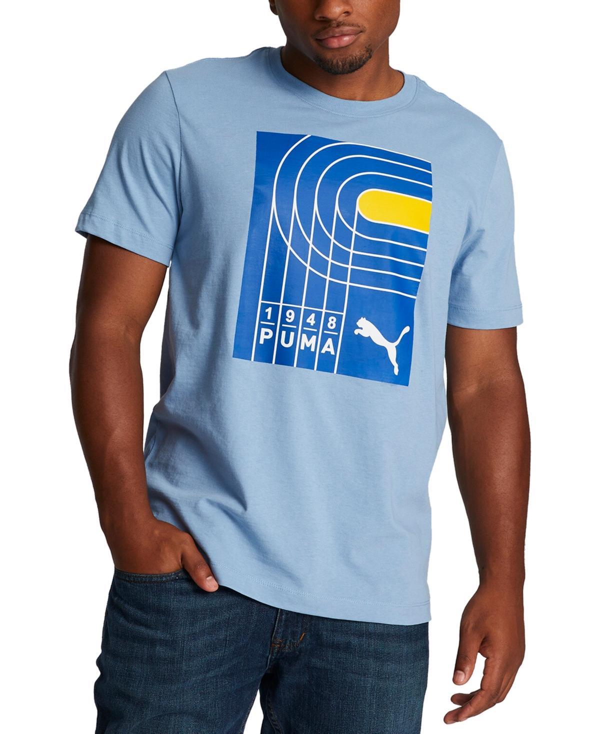 Puma Mens On Your Mark Short-Sleeve Graphic T-Shirt Product Image