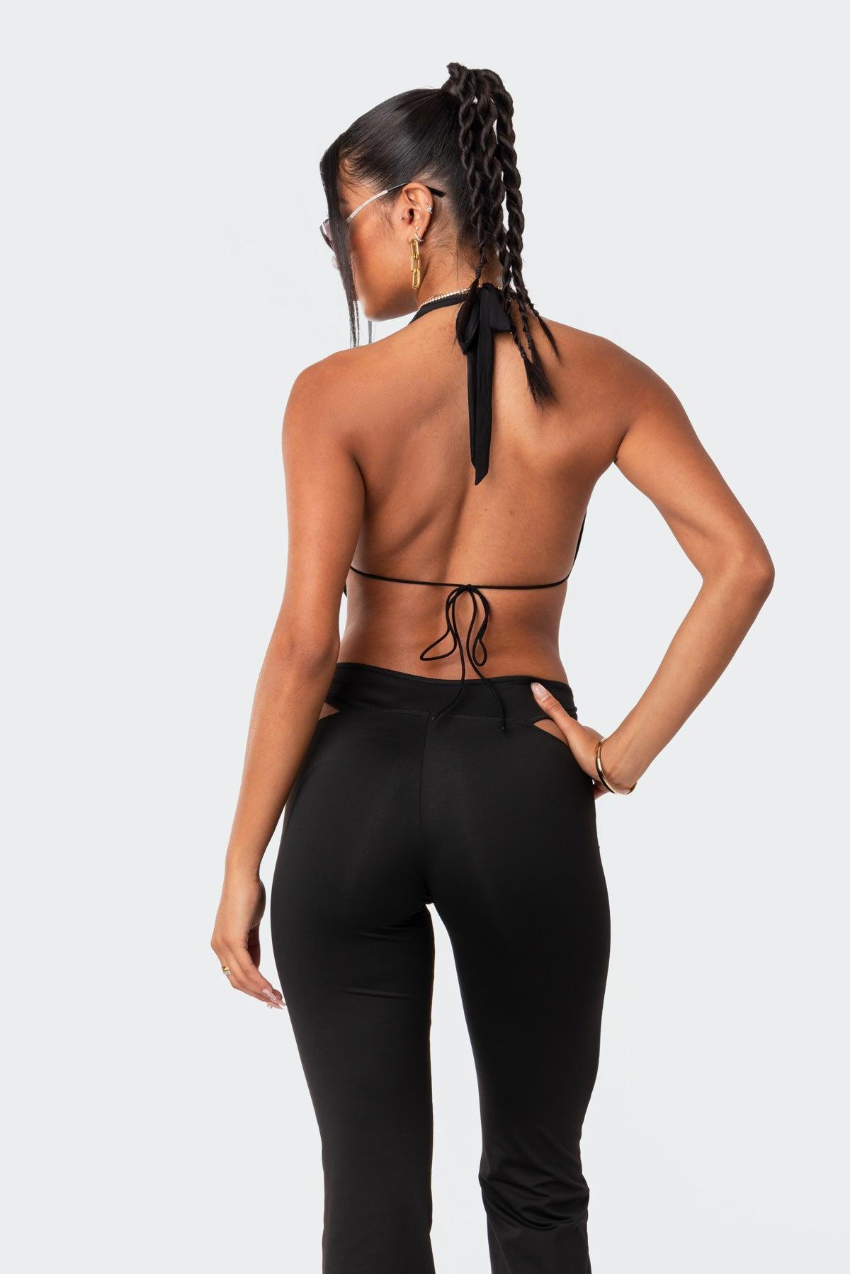Monique Cropped Open-Back Top Product Image
