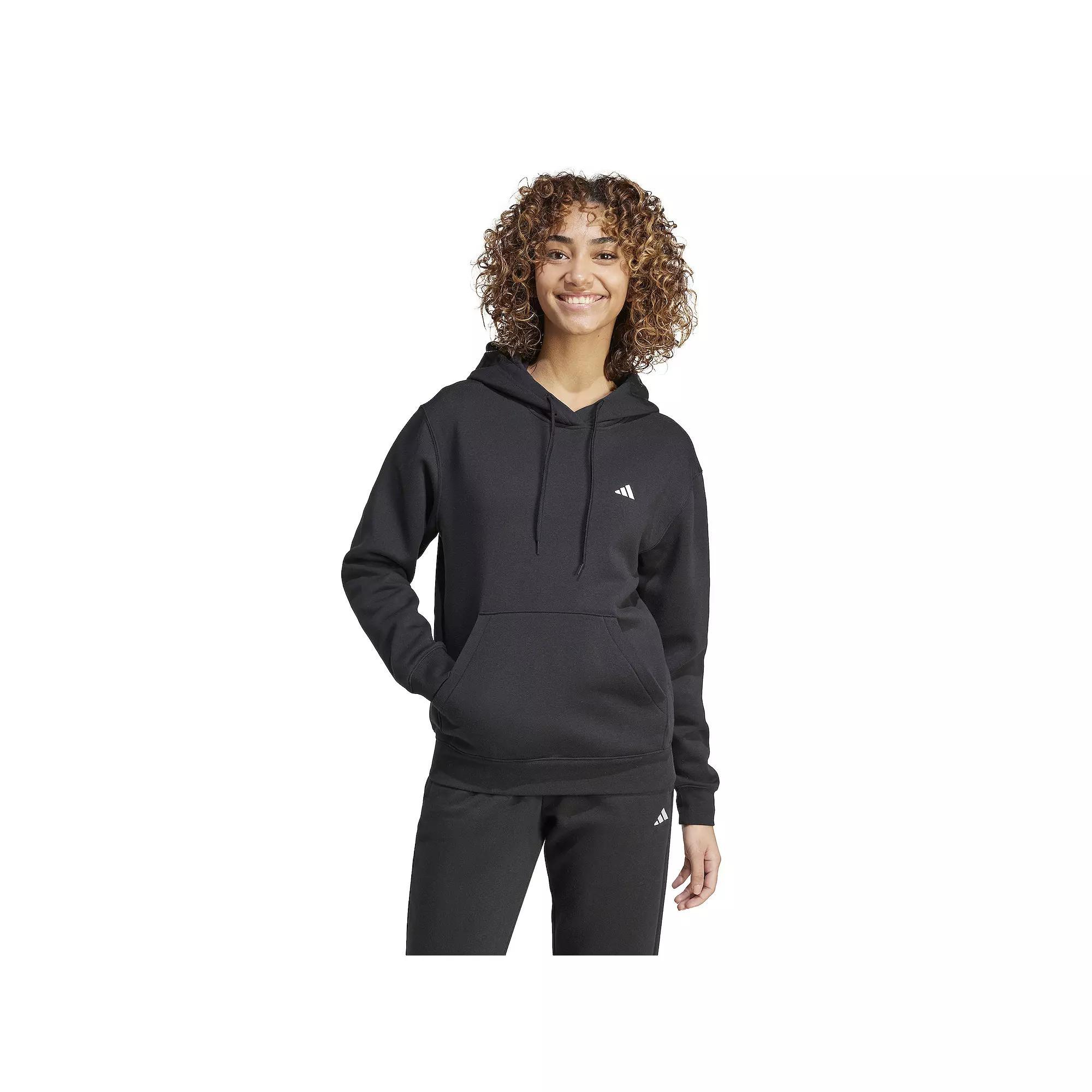 Women's adidas Essentials Feel Cozy Sportswear Hoodie, Size: XS, Black Product Image