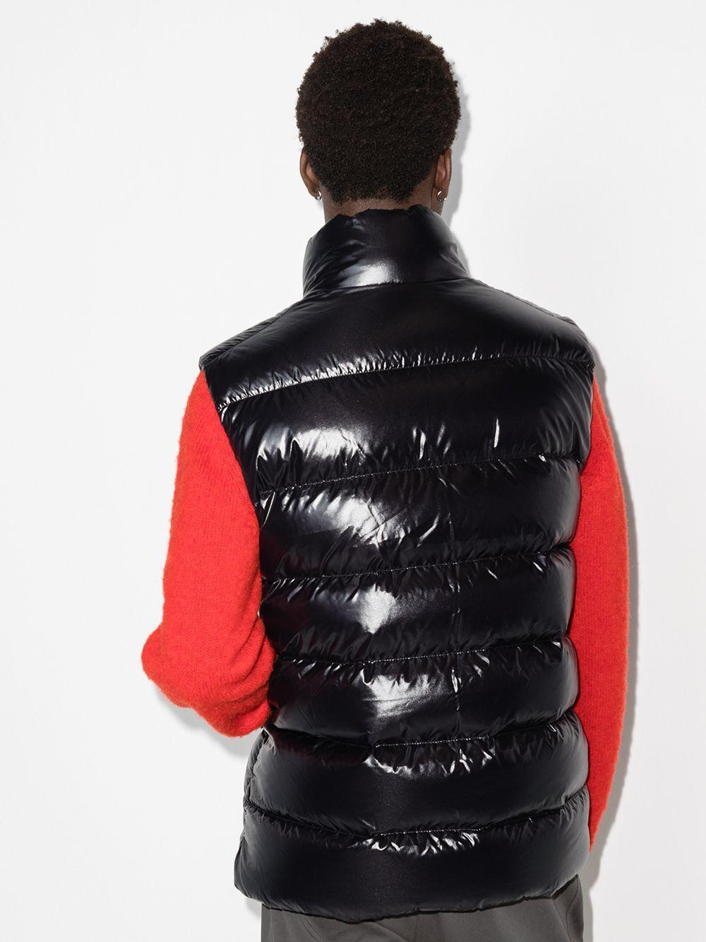 Tibb logo-patch padded gilet Product Image