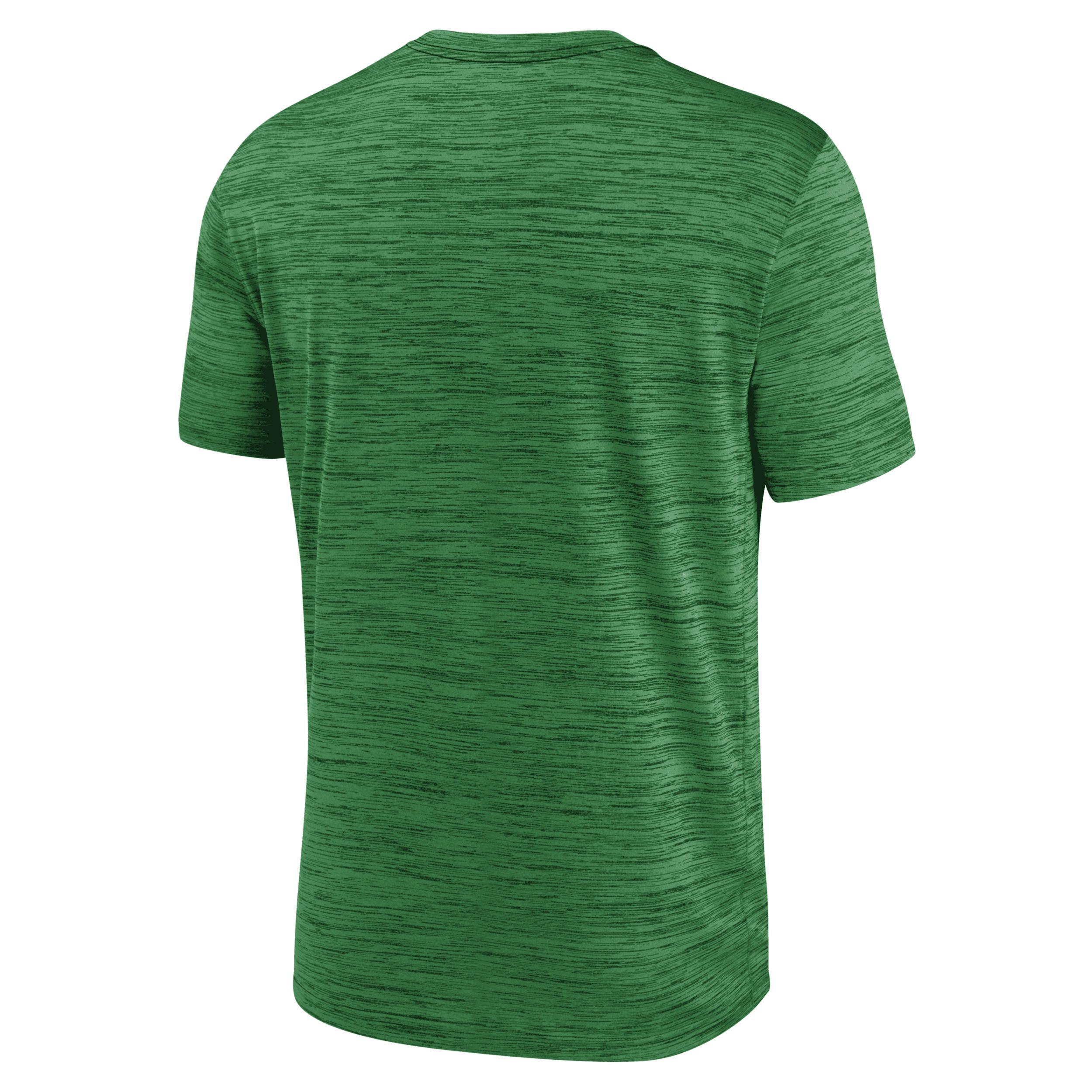 Oregon Ducks Campus Center Block Velocity Nike Men's Dri-FIT College T-Shirt Product Image