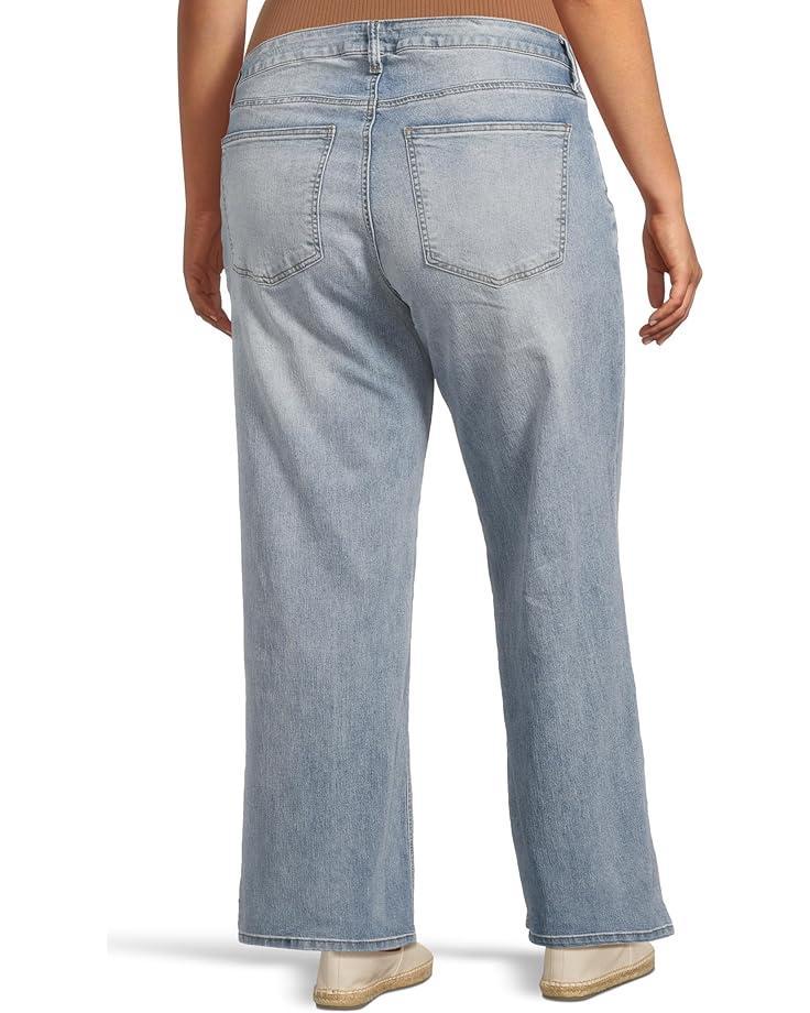 Plus Size Hailey High Rise Long Bermuda-Basic Raw Hem Product Image