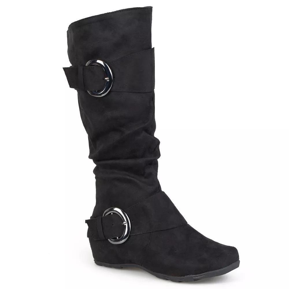 Journee Jester Women's Knee-High Boots, Girl's, Size: 11 Wc, Black Product Image