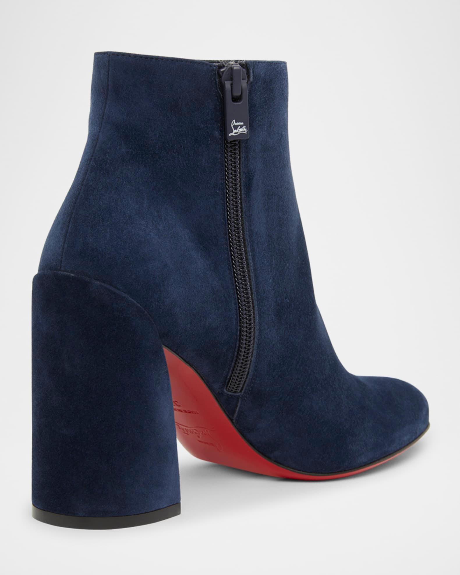 Turela Suede Red Sole Ankle Booties Product Image