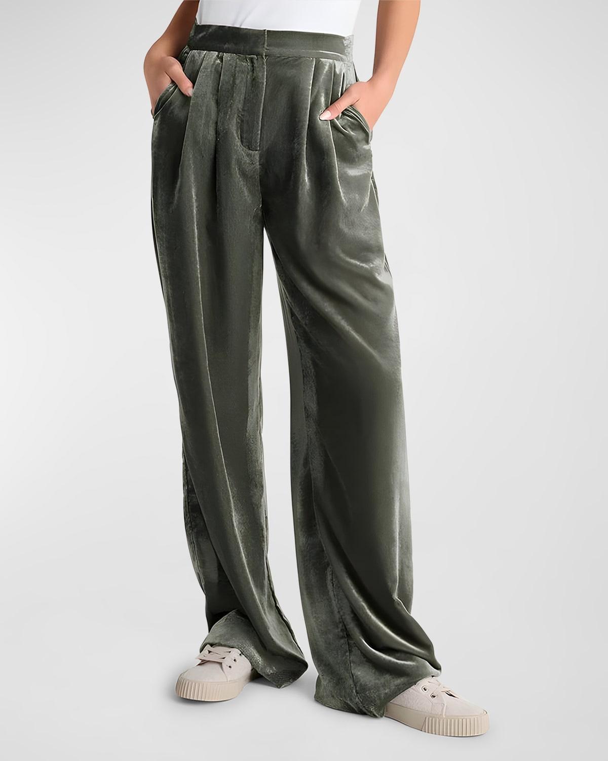 Womens Irene Velvet Trousers Product Image