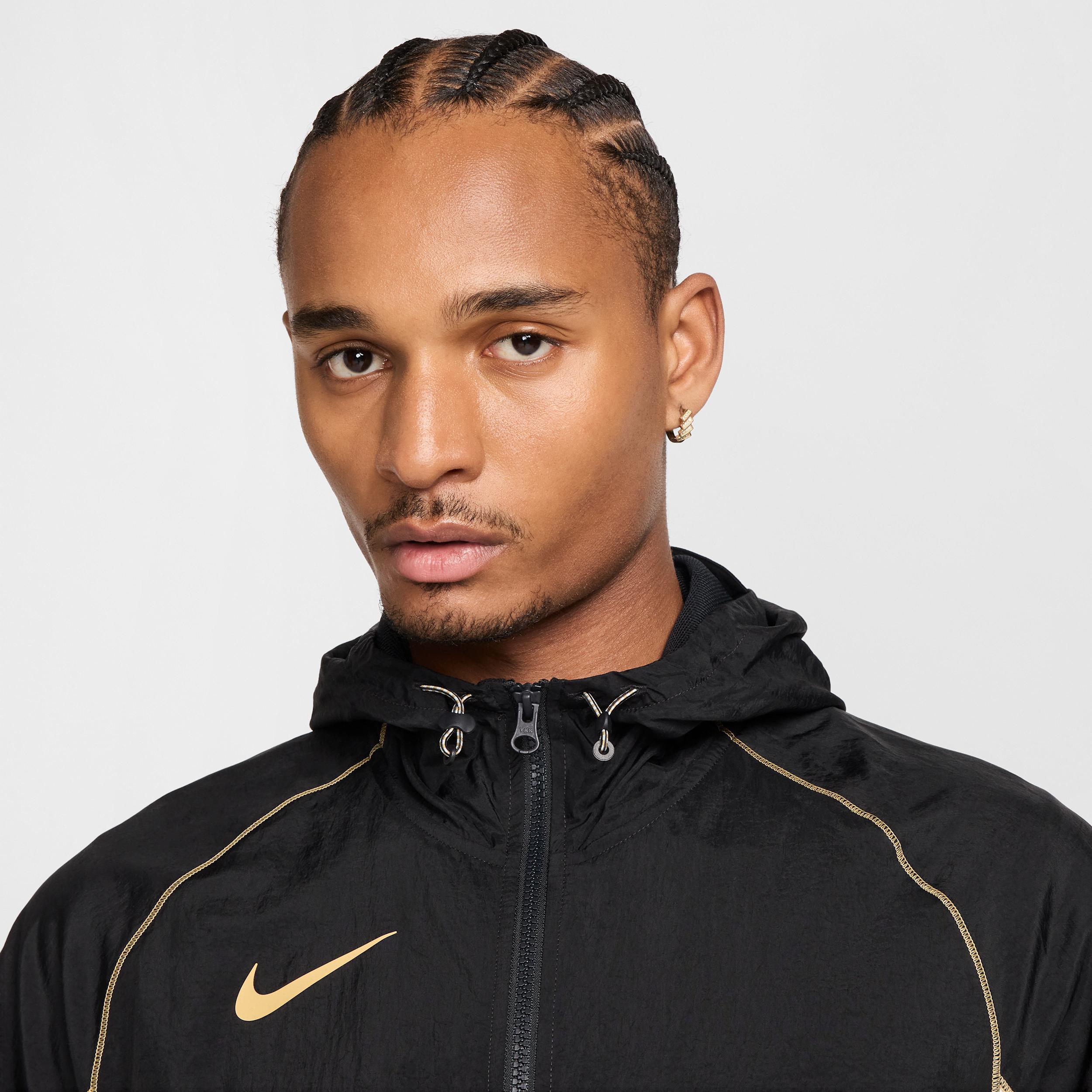 Nike Men's Strike+ Water-Repellent Hooded Soccer Jacket Product Image