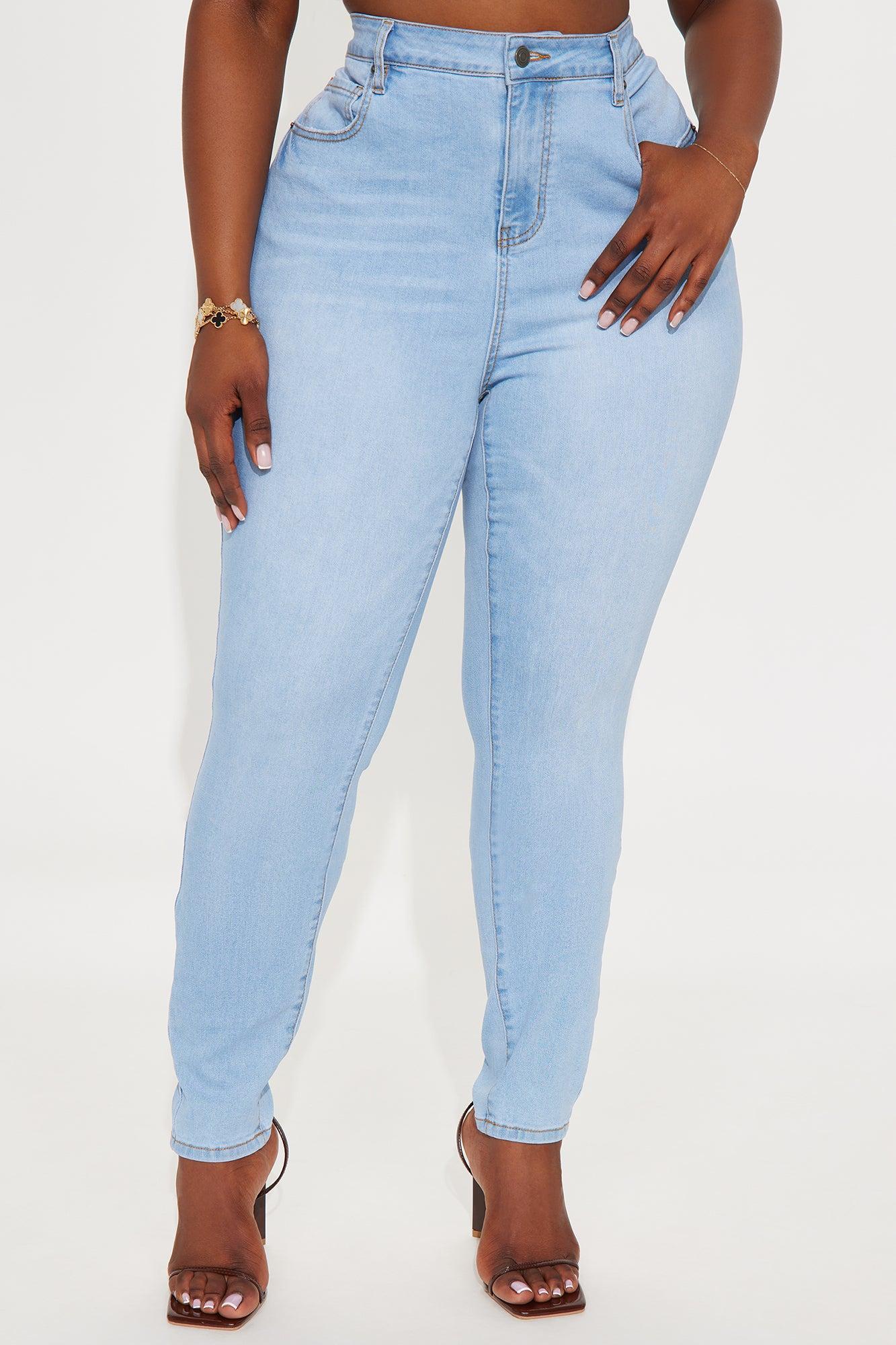 Tall Top Of The Line Stretch Skinny Jeans - Light Wash Product Image