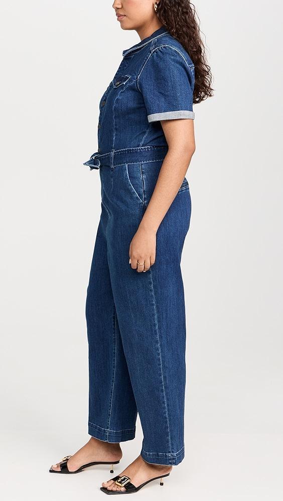 PAIGE Anessa Short Sleeve Jumpsuit | Shopbop Product Image