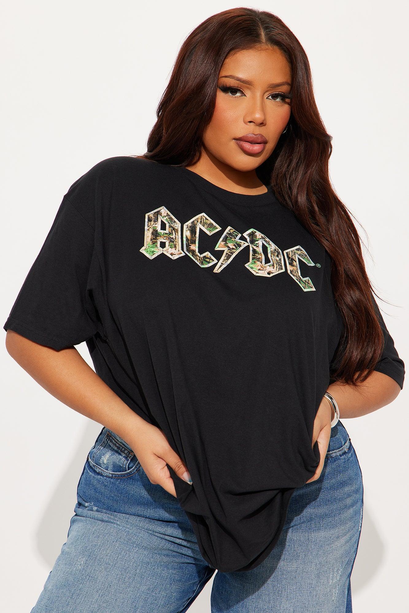 ACDC Camo Oversized Tee - Black Product Image