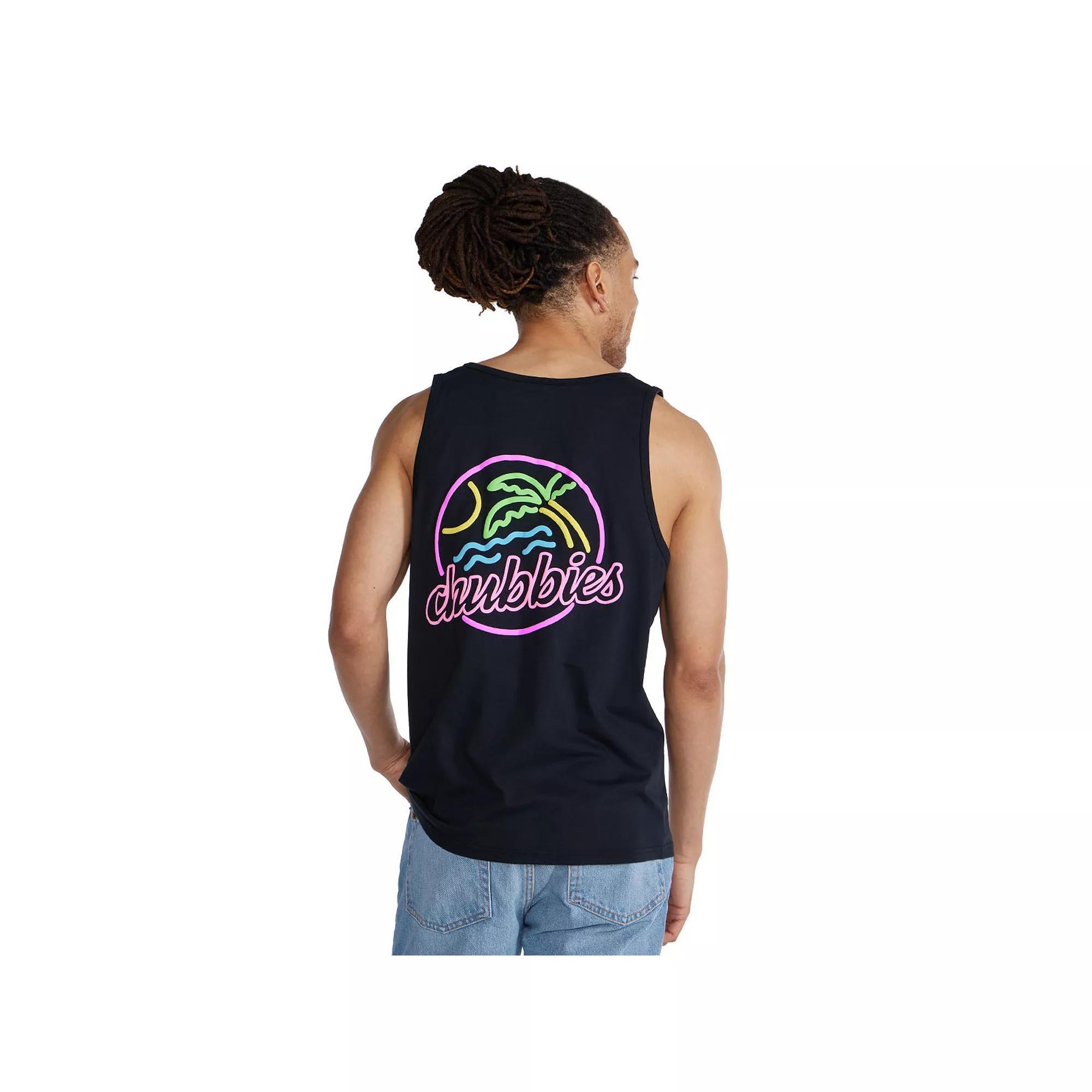 Men's Chubbies The Relaxer Tank Top, Size: XL, Black Product Image