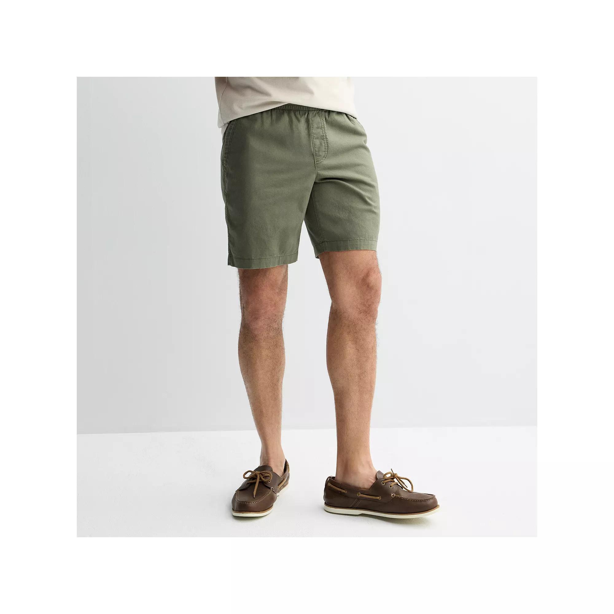 Men's Sonoma Goods For Life® 9" Everyday Pull-On Shorts, Size: Small 9 INCH, Alloy Product Image