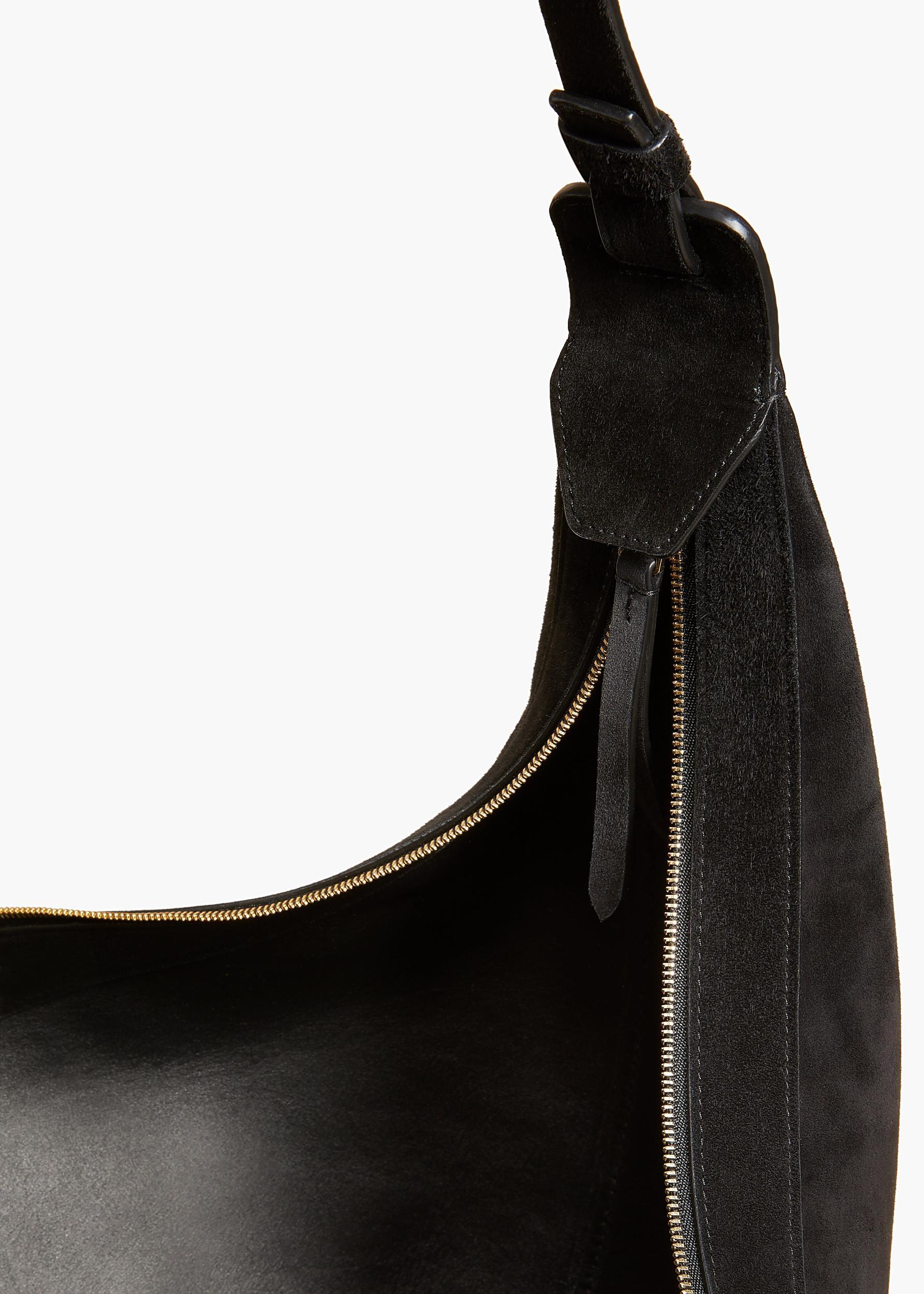 Augustina Hobo in Black Suede Product Image