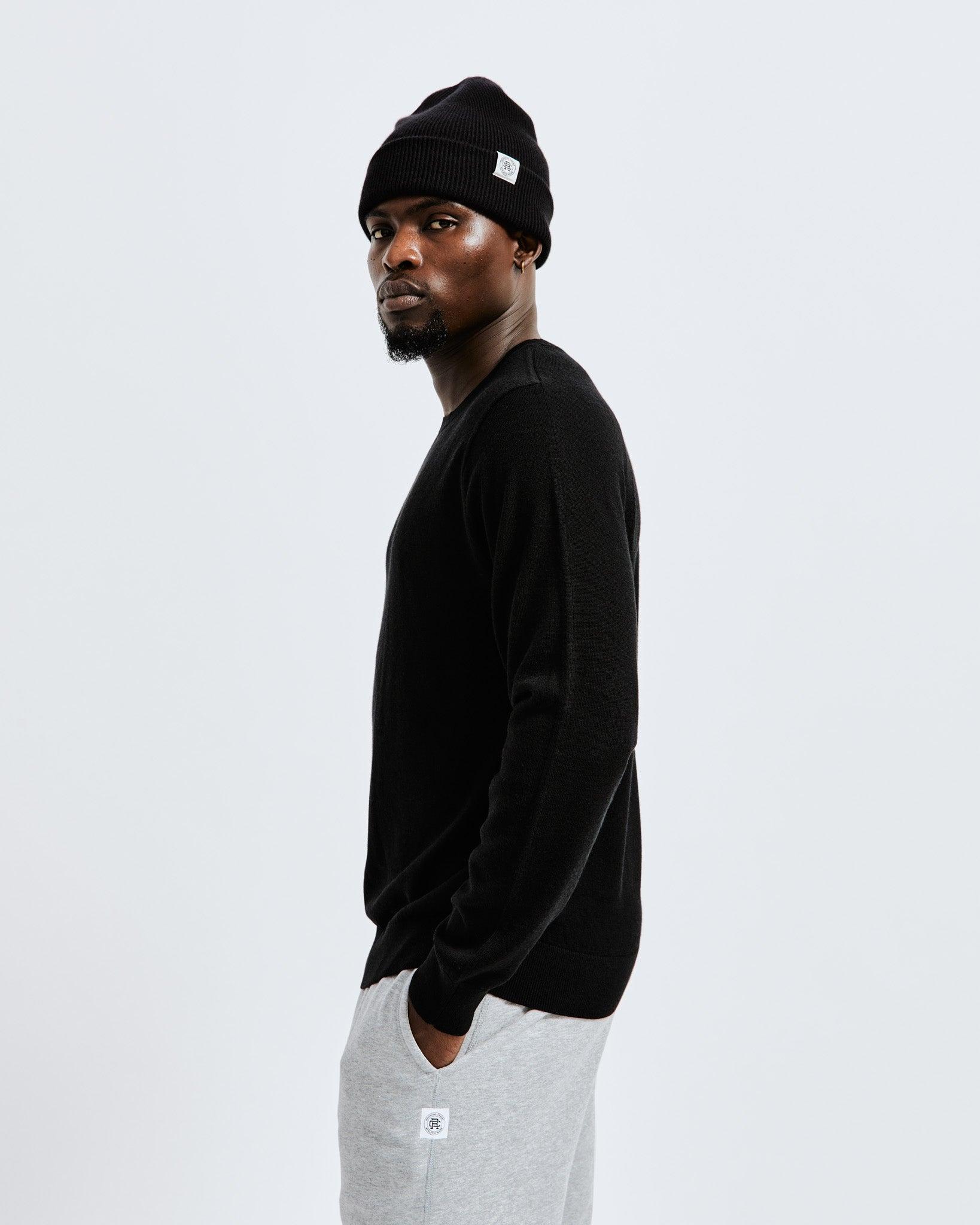 Lightweight Merino Harry Crewneck - Vault Male Product Image