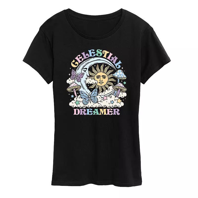 Disney's Alice in Wonderland Cheshire Cat Women's Magical Graphic Tee, Girl's, Size: Small, Heather Grey Product Image