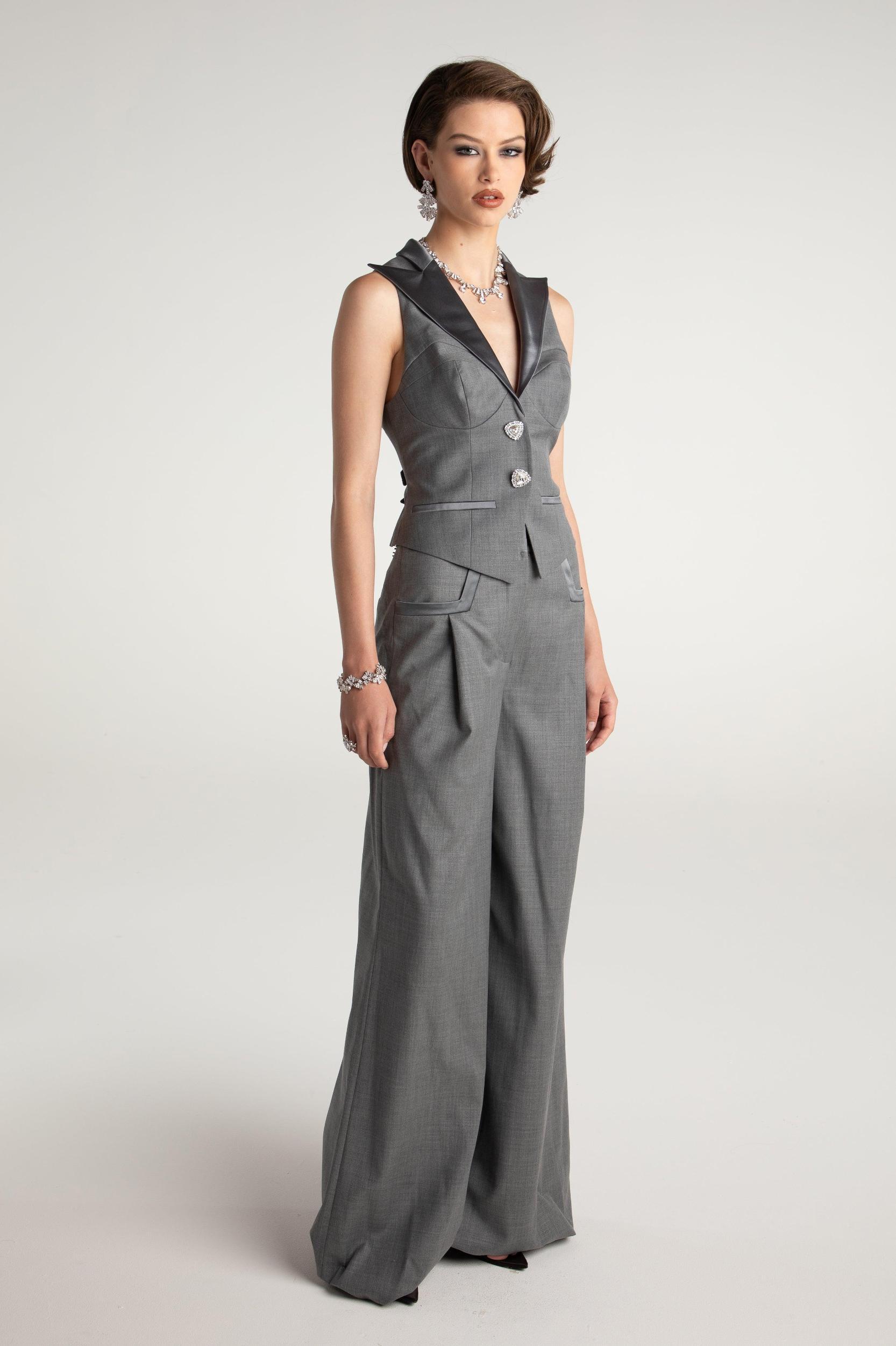Diana Pants (Grey) (Final Sale) Product Image