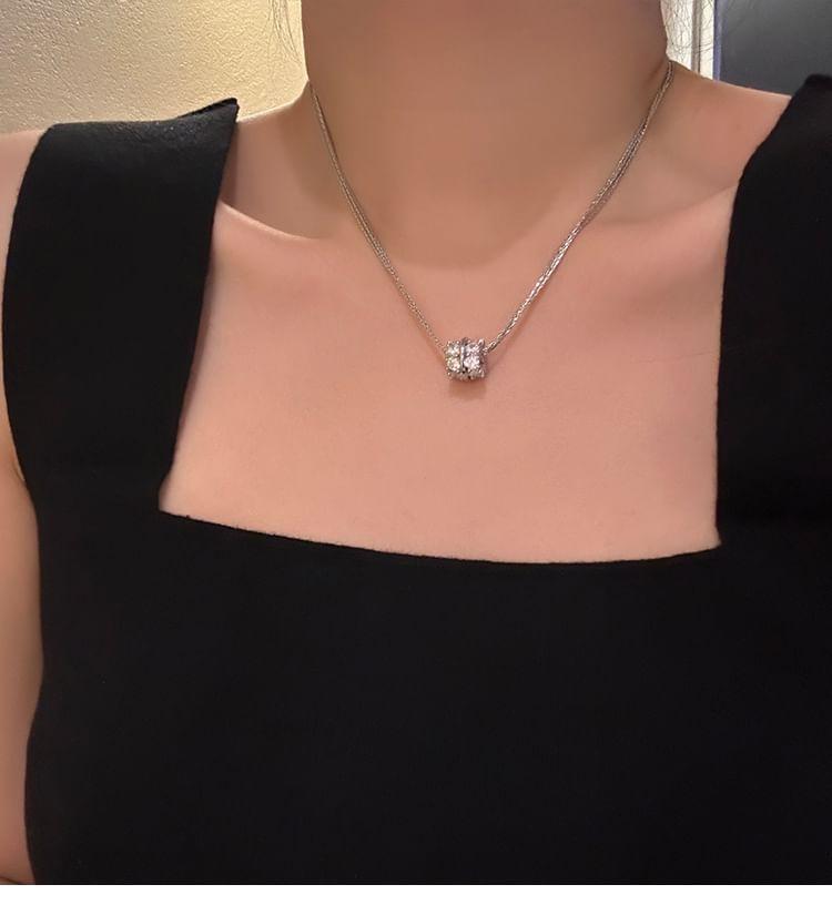 CZ Snakebone Necklace Product Image