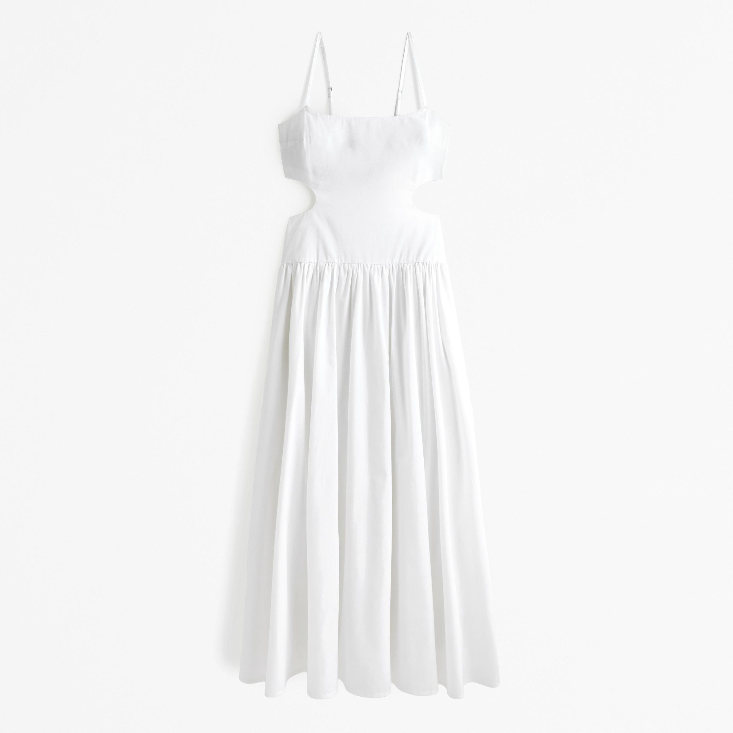 Drop-Waist Cutout Maxi Dress Product Image