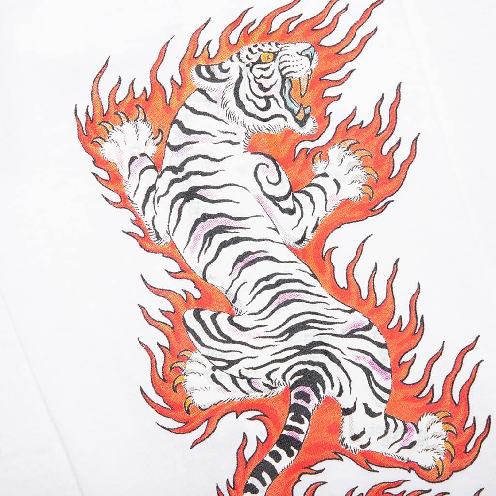 Tim Lehi Crewneck L/S T-Shirt Type-1 - White Male Product Image