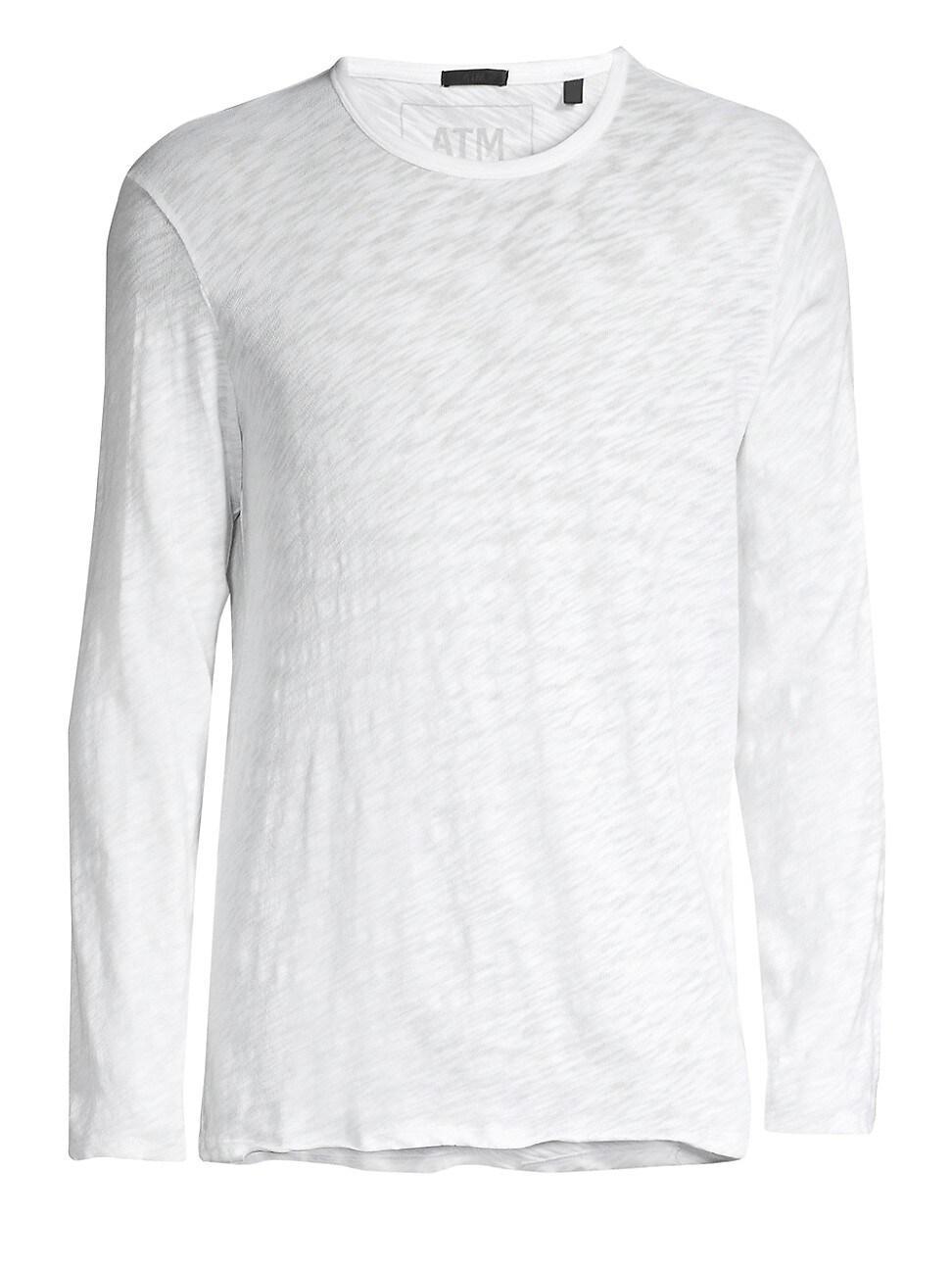 Atm Anthony Thomas Melillo Destroyed Slub-Knit Tee Product Image