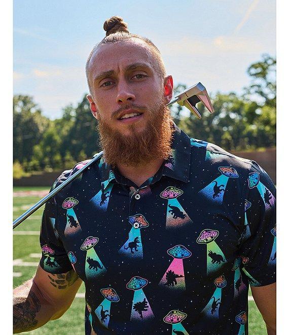Chubbies Short Sleeve Beam Me Up Polo Shirt Product Image