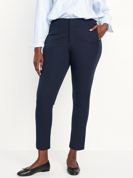Extra High-Waisted Polished Pixie Skinny Ankle Jeans Product Image