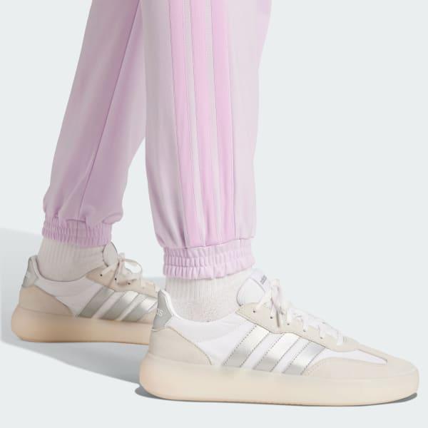adidas Tricot 3-Stripes Track Pants Ice Lavender L Womens Product Image