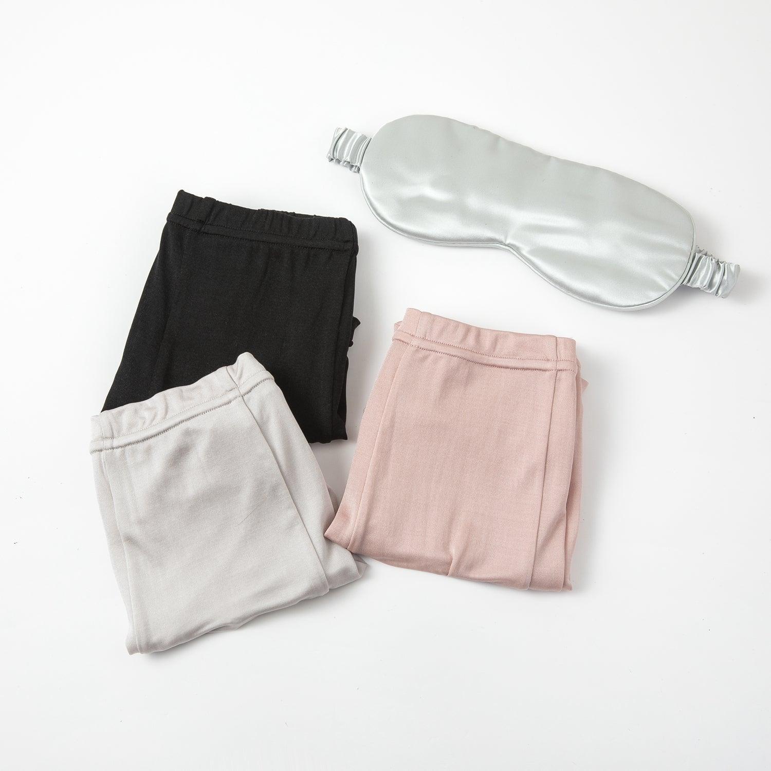 Black Pure Mulberry Silk Men's Trunks | Low Rise | 19 Momme | Soar Collection Product Image