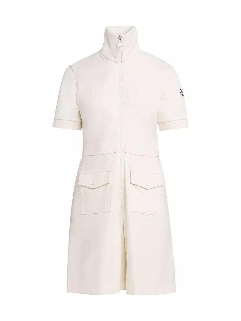 Womens Short Sleeve Polo Dress Product Image