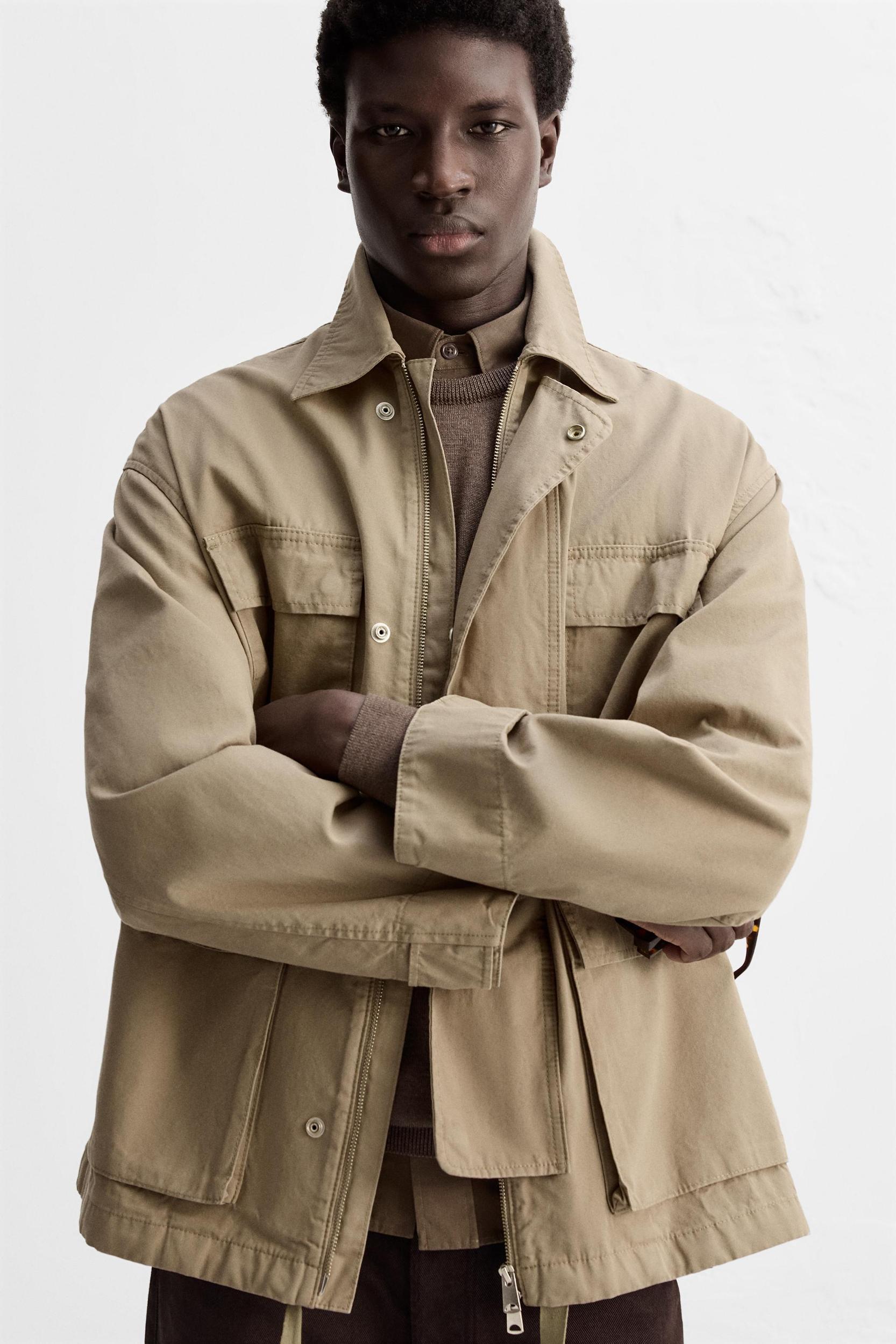 WASHED CANVAS PARKA Product Image
