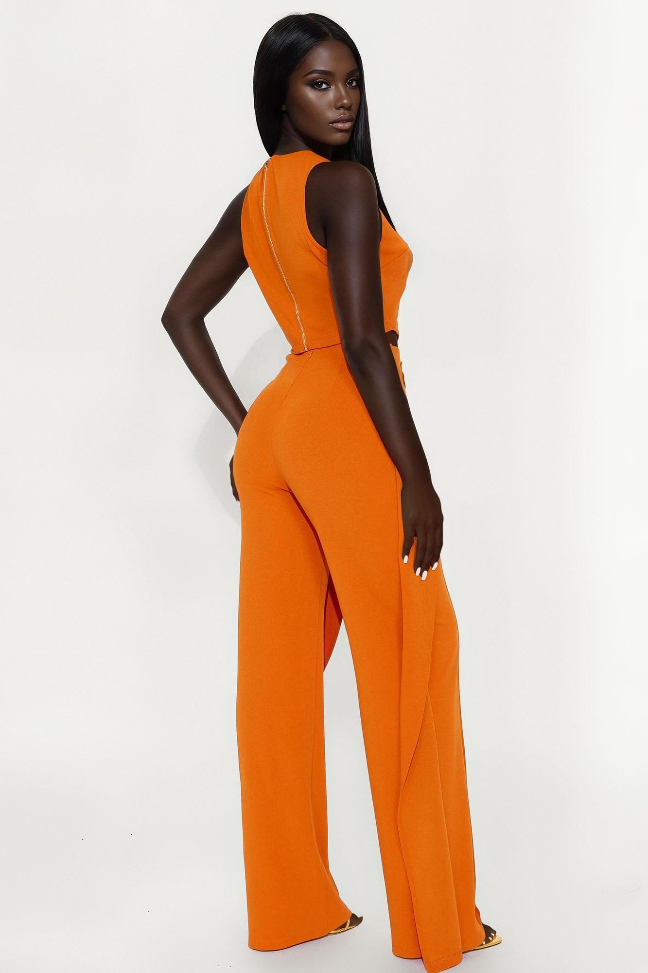 Clementine WrapPant Set - Orange Product Image