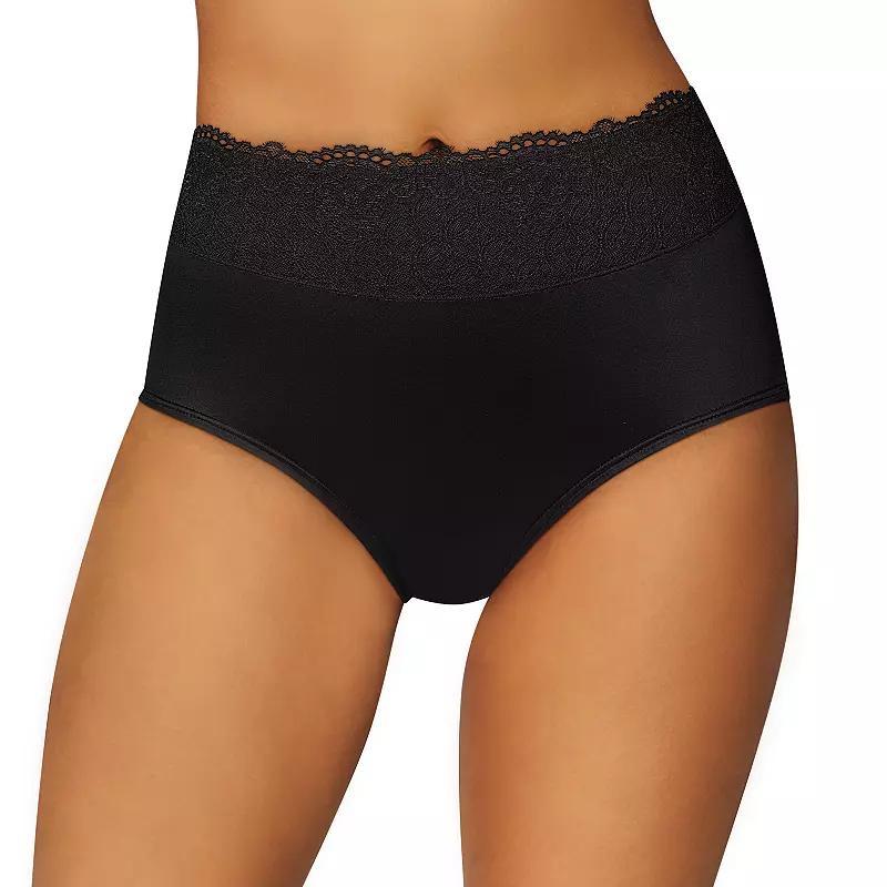 Bali Passion For Comfort Brief Underwear DFPC61, Women's, Black Lace Product Image