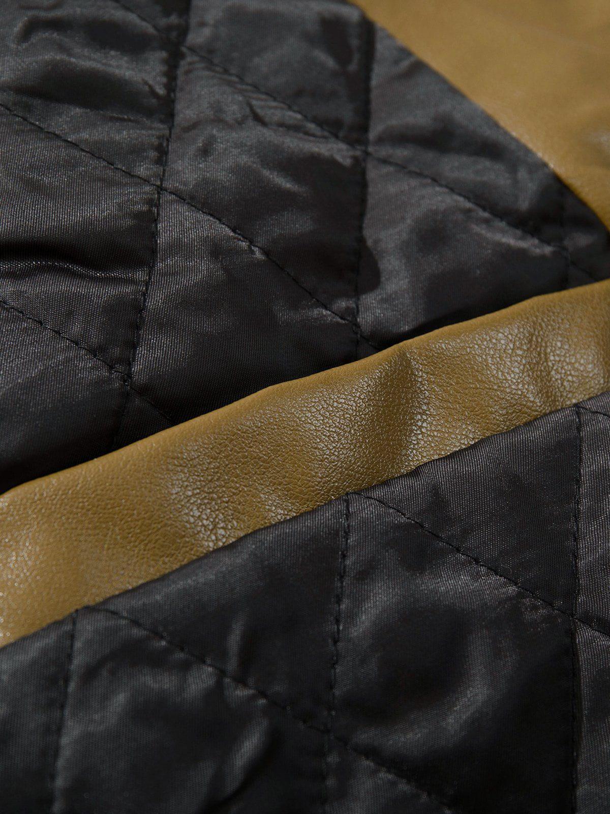 Aelfric Eden Star Faux Leather Jacket Product Image