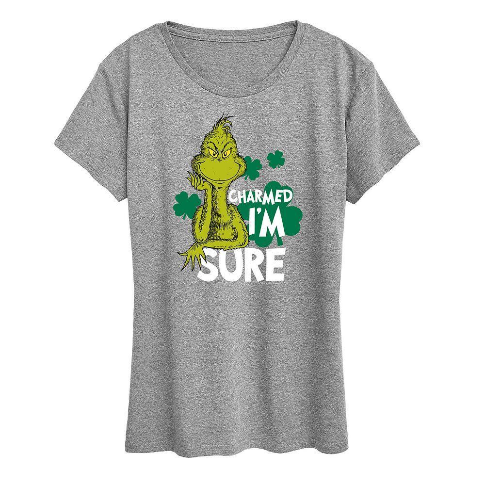 Women's Dr. Seuss Charmed I'm Sure Graphic Tee, Size: Large, Heather Grey Product Image