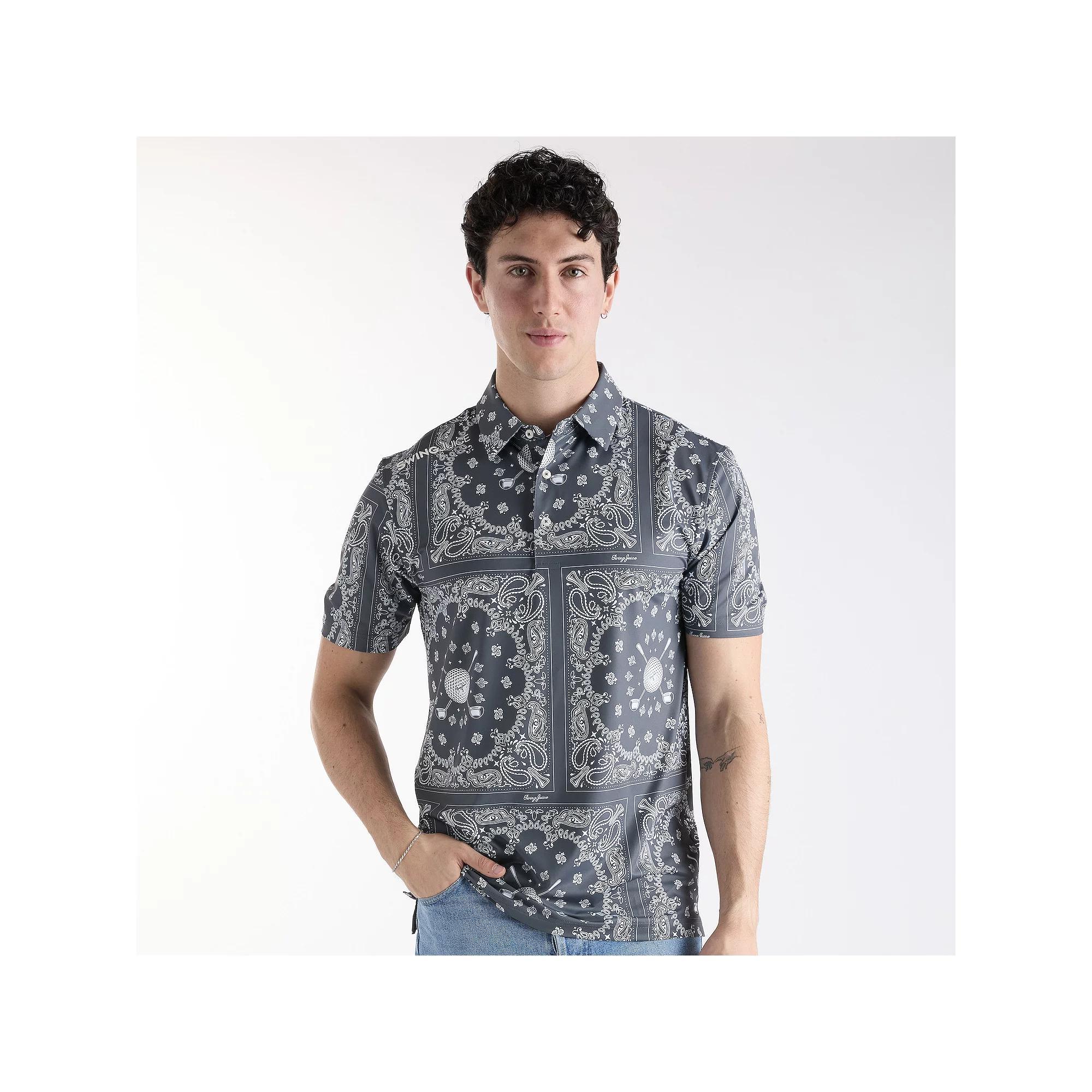 Mens SwingJuice Golf Bandana Polo Product Image