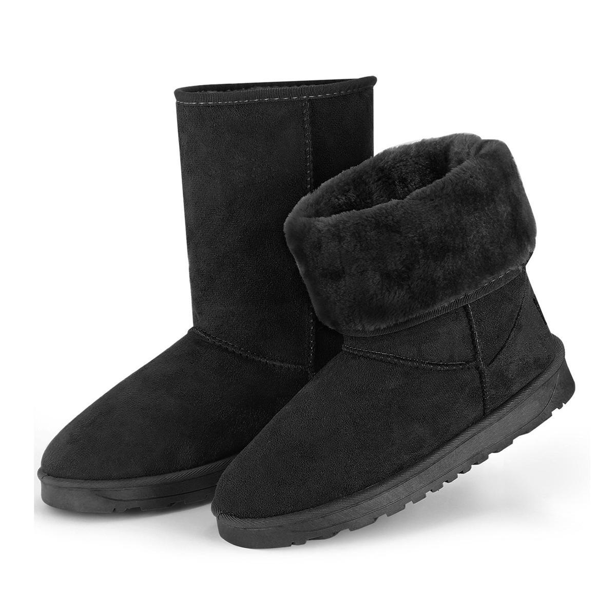 Fresh Fab Finds Women's Faux Suede Mid-Calf Boots Product Image