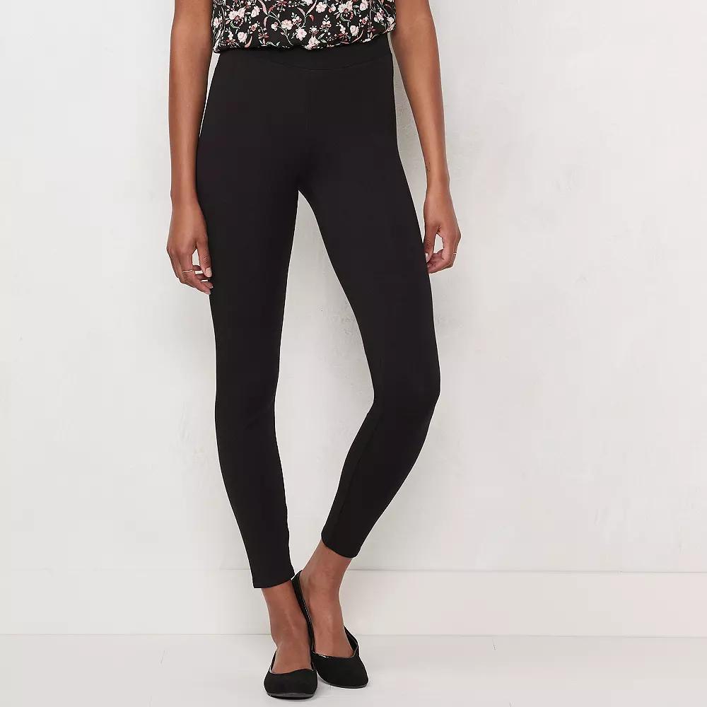 Women's LC Lauren Conrad Midrise Leggings, Size: Small, Black Product Image