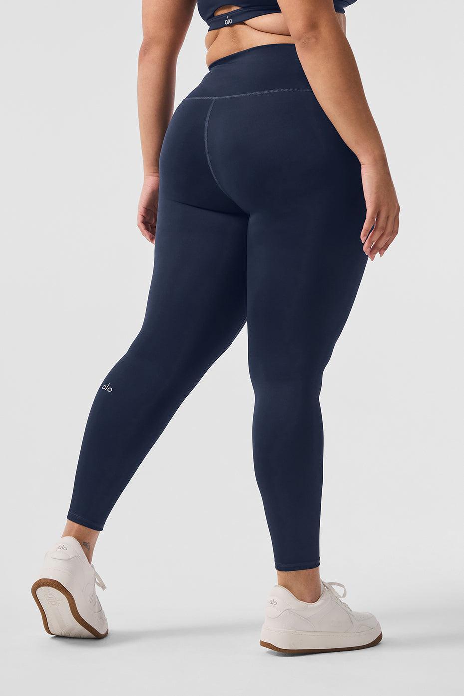 High-Waist Airlift Legging - Navy Product Image