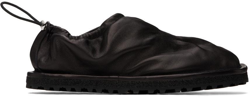 DRIES VAN NOTEN Black Adjustable Loafers Product Image