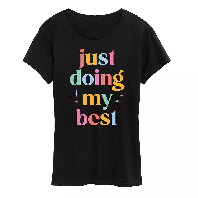 Women's Bold Beautiful Black Graphic Tee, Size: Large Product Image