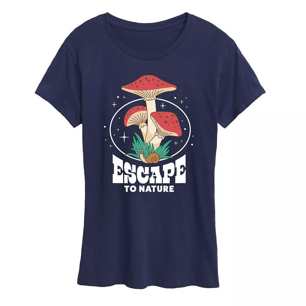 Womens Escape To Nature Graphic Tee, Girls Product Image