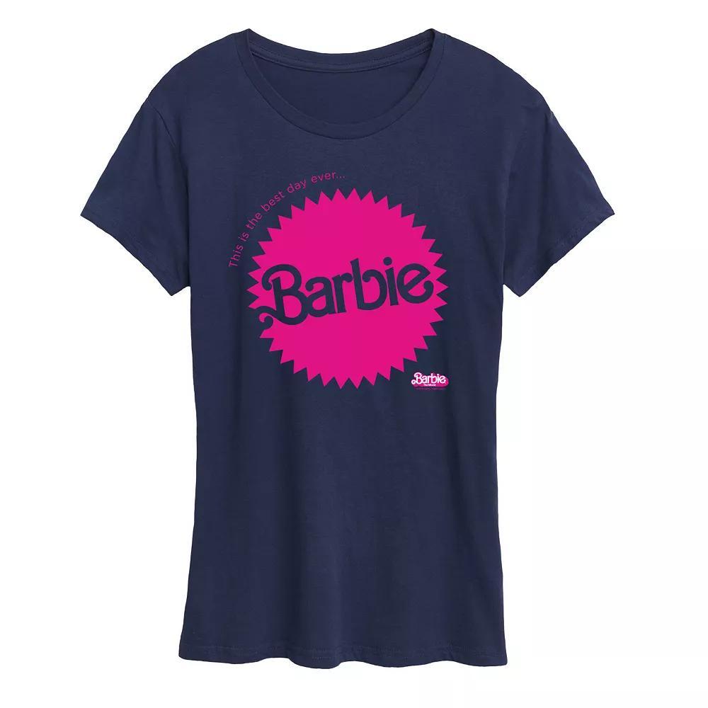 Womens Cherry Coke Heart Cherry Graphic Tee Blue Product Image