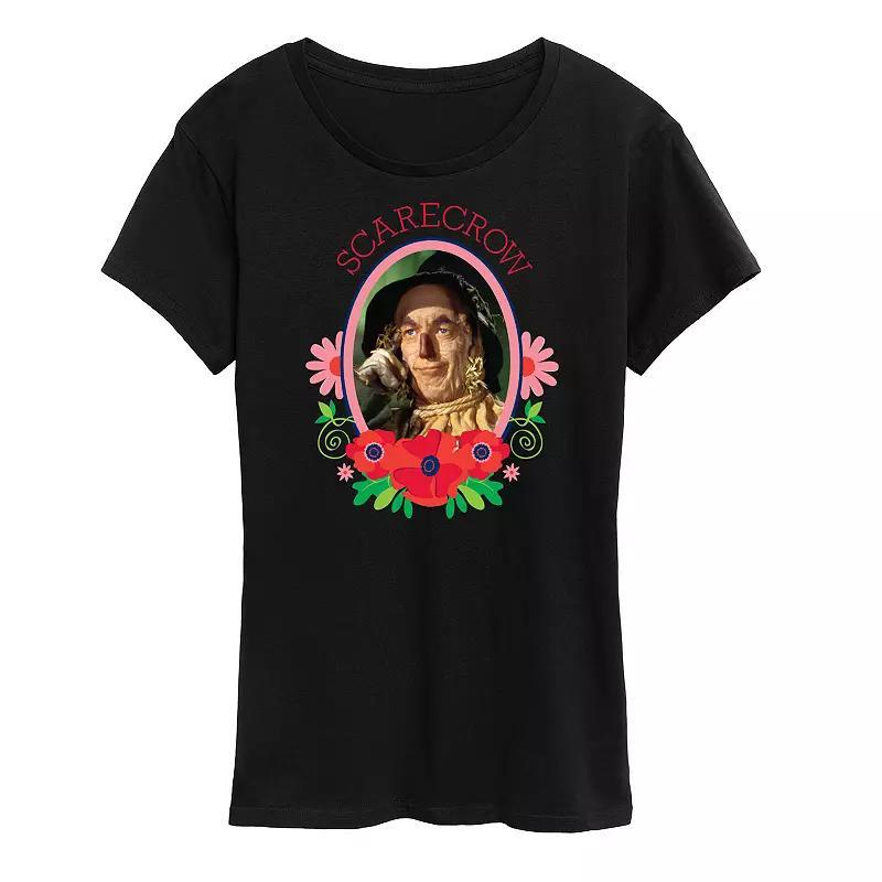Womens Wizard of Oz Scarecrow Graphic Tee, Girls Blue Product Image